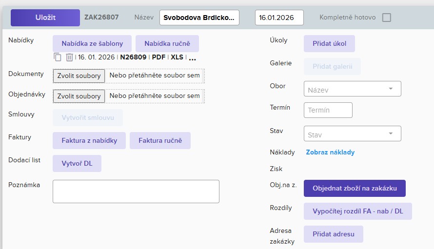 Ukázka systému Byzo